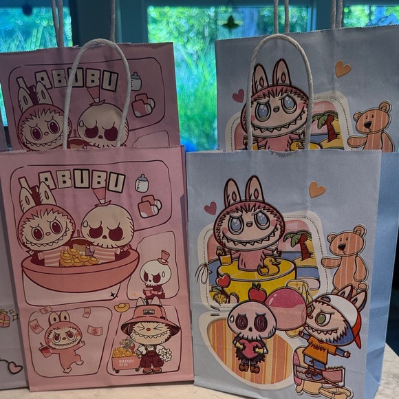 Labubu Cartoon Gift Bags Set - Picture 4 of 5